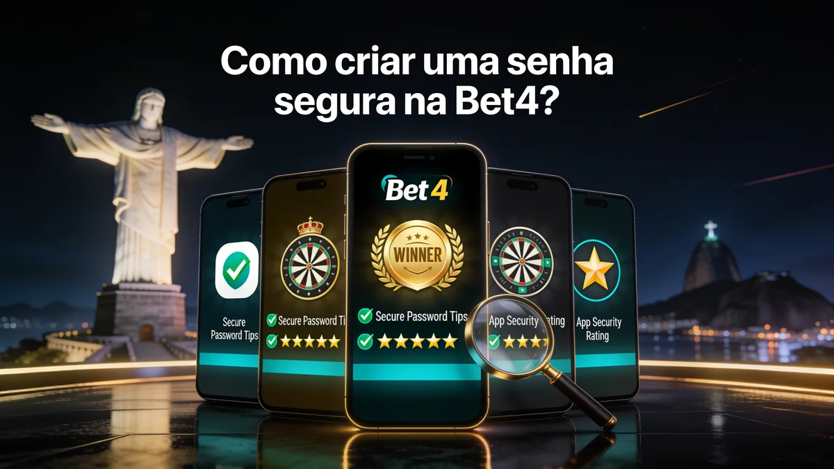 bet 4 no Brasil — Como criar uma senha segura na Bet4?